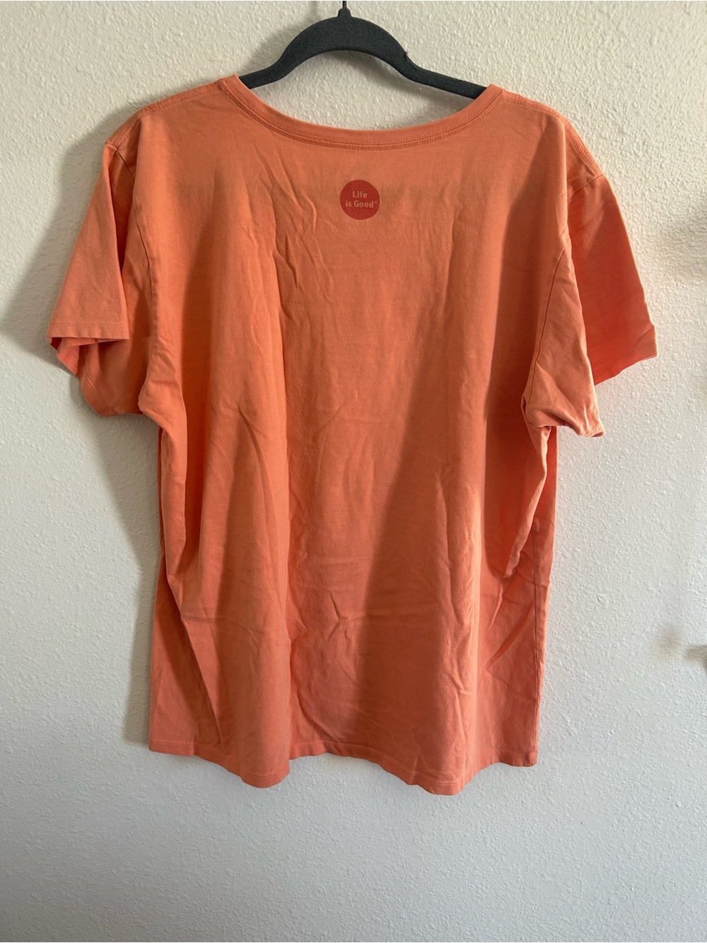 Life Is Good Shine On Mason Jar Classic Fit Crusher Vneck Tshirt Womens XL - Picture 6 of 8